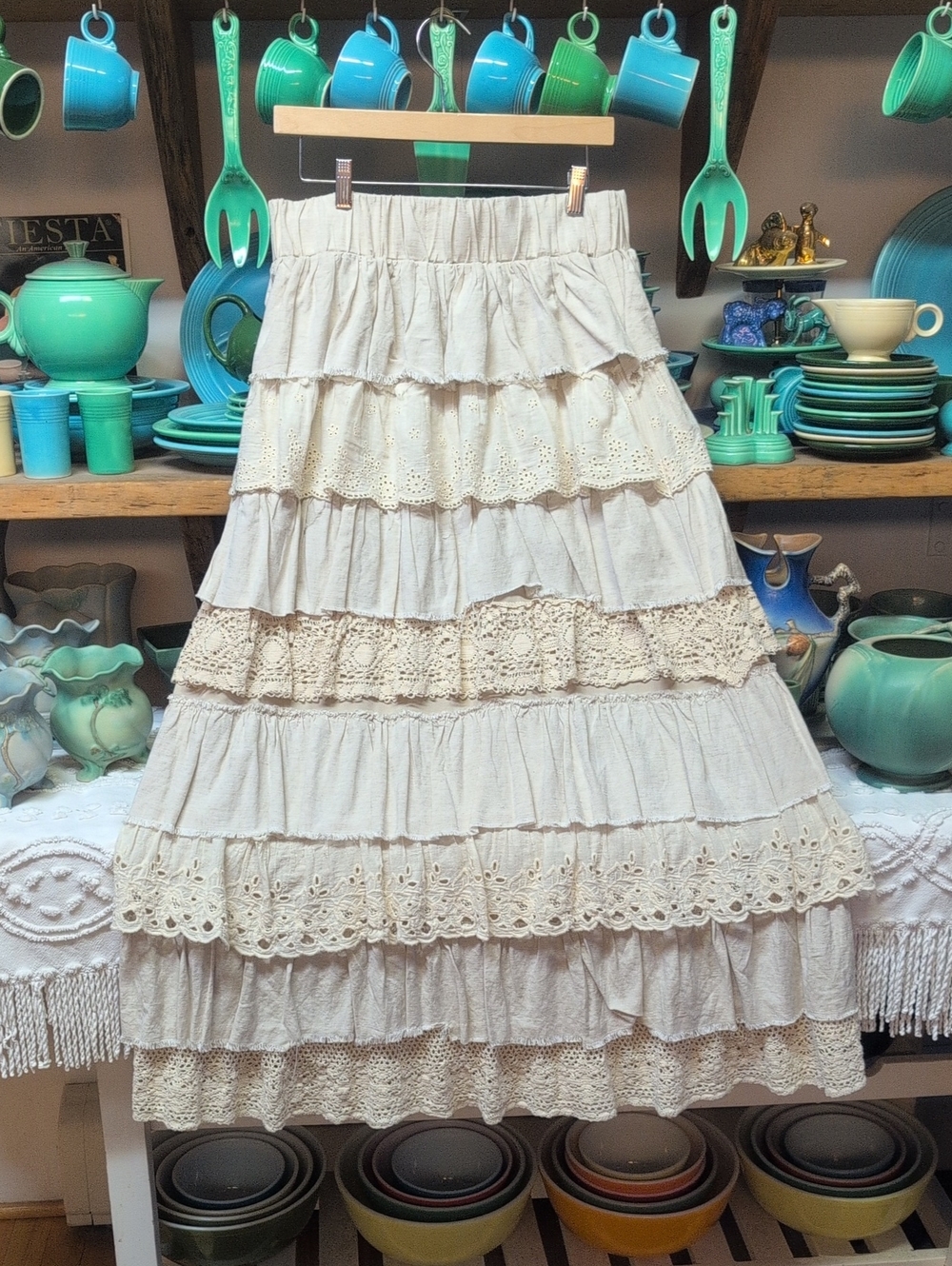 JADED GYPSY Layers Of Love Skirt - Picture 3 of 10